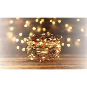 Remote Operated with 8 Modes, Home Christmas Holiday Copper Fairy String Lights